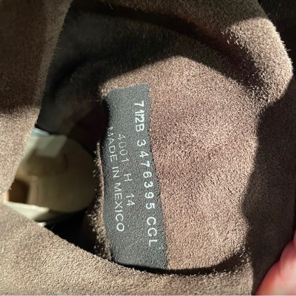 FRYE Brown Suede Leather Boots 7.5 - Picture 6 of 8